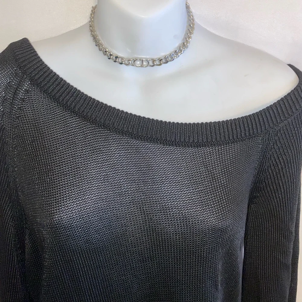 Michelle Mason black Sweater Top
